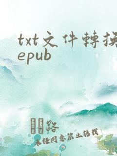 txt文件转换epub