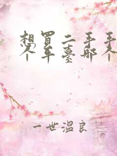 想买二手手机那个平台哪个好