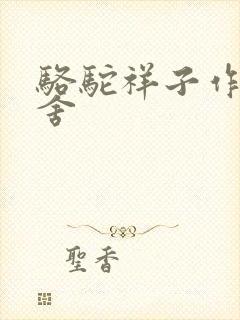 骆驼祥子作者老舍