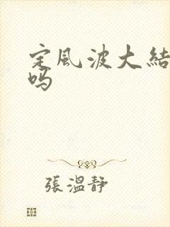 定风波大结局了吗