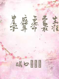 农历免费生辰八字算命最准