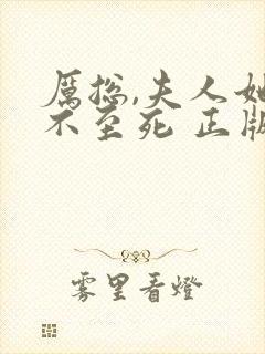 厉总,夫人她罪不至死 正版