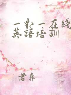 一对一在线高考英语培训