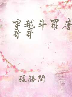 穿越斗罗唐三的哥哥