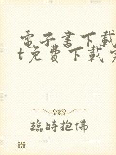 电子书下载txt免费下载完结