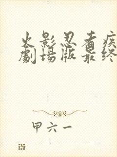 火影忍者疾风传剧场版最终章