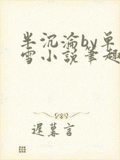 半沉沦by单沁雪小说笔趣阁