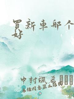 买新车哪个平台好