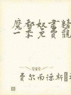 魔都奴隶精兵第一季免费观看