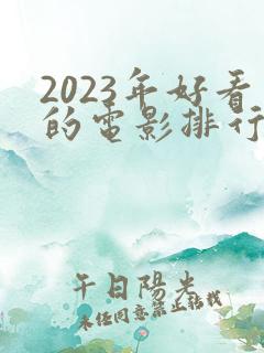 2023年好看的电影排行榜前十名