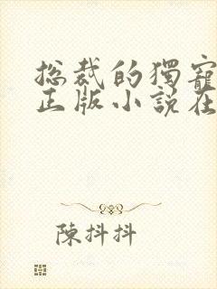 总裁的独宠甜妻正版小说在哪看