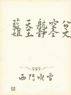 蓝天航空公司空姐王静全文阅读