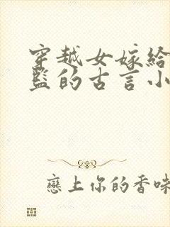 穿越女嫁给真太监的古言小说