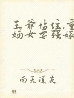 王爷站住,重生嫡女要强嫁 小说