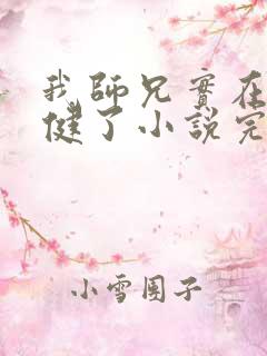 我师兄实在太稳健了小说完结了吗