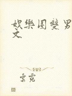 娱乐圈双男主甜文