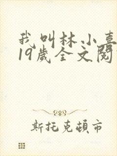我叫林小喜今年19岁全文阅读