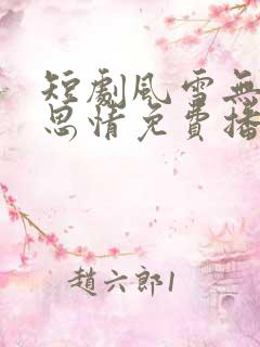 短剧风雪无尽相思情免费播放