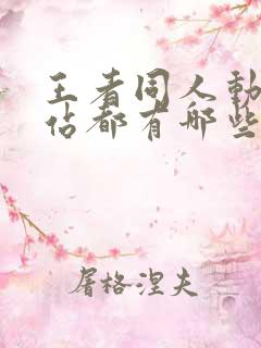 王者同人动画网站都有哪些