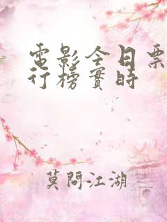 电影今日票房排行榜实时