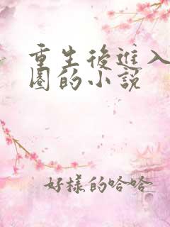 重生后进入娱乐圈的小说