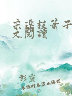 宋瑶枝萧子骞全文阅读