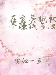 在家兼职软件哪个赚钱多,又安全