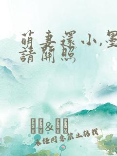 萌妻还小,墨少请关照