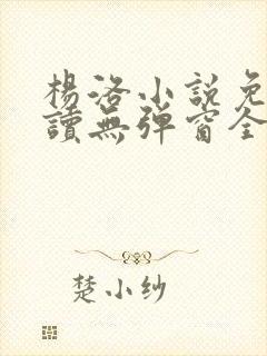 杨洛小说免费阅读无弹窗全文