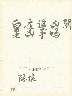 白夜追凶关宏宇是凶手吗