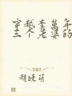 穿越李万年开局三个老婆的小说