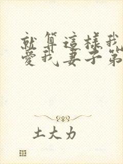 就算这样我依然爱我妻子第一季动漫