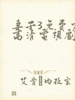 妻子3免费完整高清电视剧在线观看