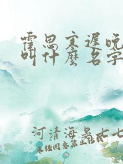 霍思寒迟晚小说叫什么名字