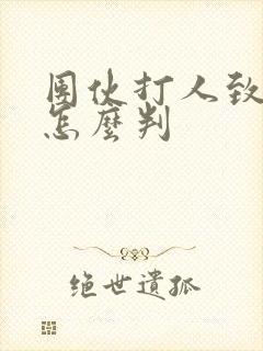 团伙打人致轻伤怎么判