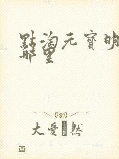 点淘元宝明细在哪里