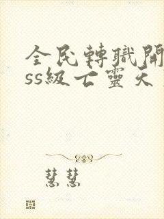 全民转职开局sss级亡灵天灾