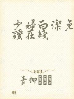 少妇白洁免费阅读在线