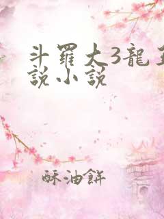 斗罗大3龙王传说小说