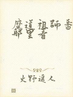 魔道祖师番外在哪里看