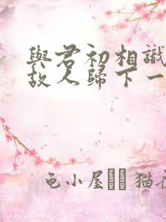 与君初相识犹如故人归下一句