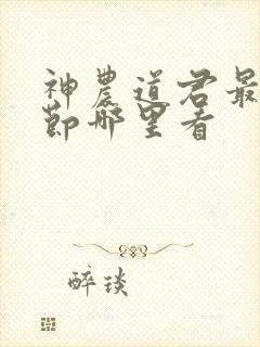 神农道君最新章节哪里看