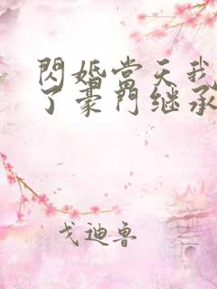 闪婚当天我怀上了豪门继承人