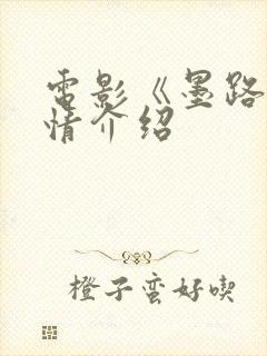 电影《墨路》剧情介绍