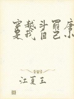 穿越斗罗唐三竟是我自己小说