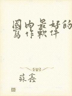 国内最好的ai写作软件