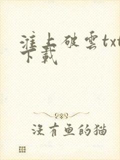 淮上破云txt下载