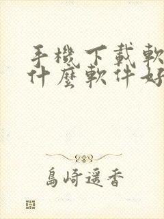 手机下载软件用什么软件好