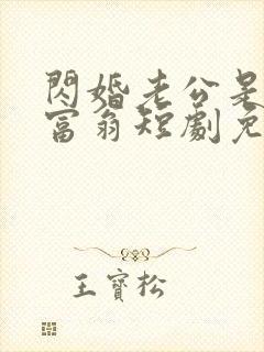 闪婚老公是亿万富翁短剧免费观看