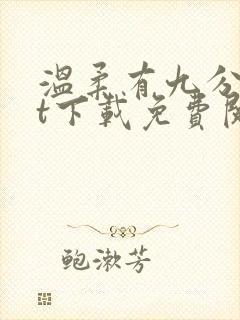 温柔有九分txt下载免费阅读